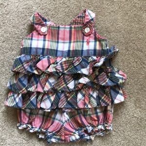 Ralph Lauren Madras plaid set